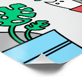 Poster Chats dans les pots à fleurs (Coin)