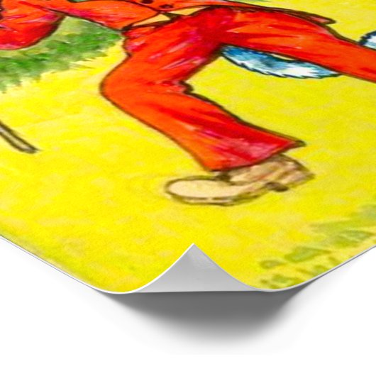 Poster Chats dansants (Coin)