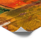 Poster Chats d'aquarelle de Boho - Art de la féline terre (Coin)