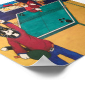 Poster Chats de ping-pong de tennis de table (Coin)