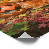 Poster Chats en automne (Coin)