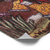 Poster Chats en Kimonos Promenade nocturne (Coin)