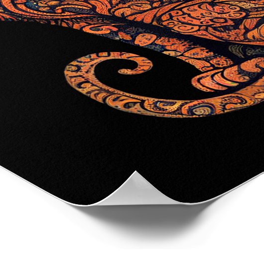 Poster Chats en papier peint victorien (Coin)