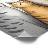 Poster Chats errants Chasse Mice Pour La Nourriture Chats (Coin)