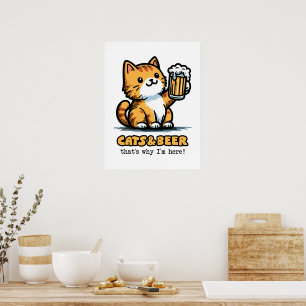 Poster Chats et bière 2