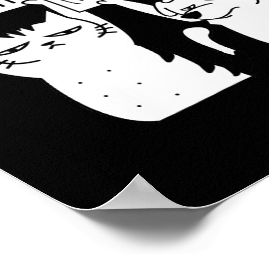 Poster Chats Et Chiens Contre Trump (Coin)