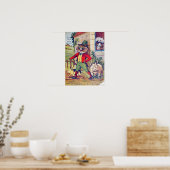 Poster Chats et Cochons, Louis Wain (Cuisine)