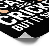 Poster Chats Et Cricket Drôle De Cricket (Coin)