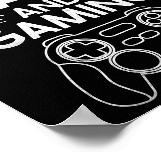 Poster Chats Et Jeu Amusant Amoureux des chats Joueur-Cad (Coin)