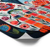 Poster Chats Folk Scandi (Coin)
