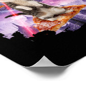 Poster Chats Laser Pizza Kitties (Coin)