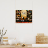 Poster Chats littéraires (Cuisine)