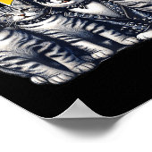 Poster Chats Mignons Chats Rock Kittens Kitty Rocking Mus (Coin)