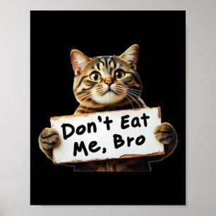 Poster Chats Ne Me Mangez Pas Pour Trump 2024 Trum Gagné