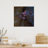 Poster Chats Paw Nebula à Scorpius - photo de l'espace (Cuisine)