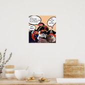 POSTER CHATS PIRATES (Cuisine)