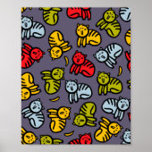 Poster Chats plus bananes (Devant)