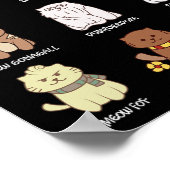 Poster Chats Potter Pour Amoureux des chats (Coin)