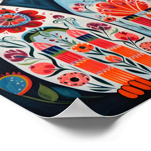 Poster Chats Scandi Folk (Coin)