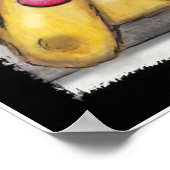 Poster Chats Sharedy - Silencieux et pourri (Coin)