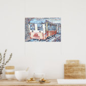 Poster Chattanooga Incline Chemin de fer Peinture Ascente (Cuisine)