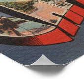 Poster Chattanooga, Tennessee - Scènes de grandes lettres (Coin)