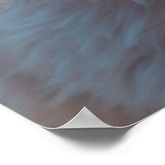 Poster *~*  Chatte 5:4  Peluche Blanc Poil Long Minou (Coin)