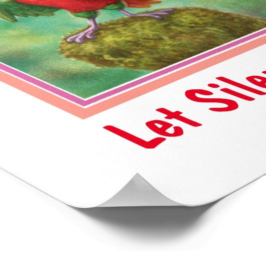 Poster Chattering Lory : Zip The Beak Let Silence Speed (Coin)