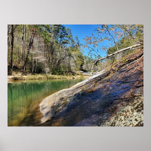 Poster Chattooga pittoresque River Bend (Devant)