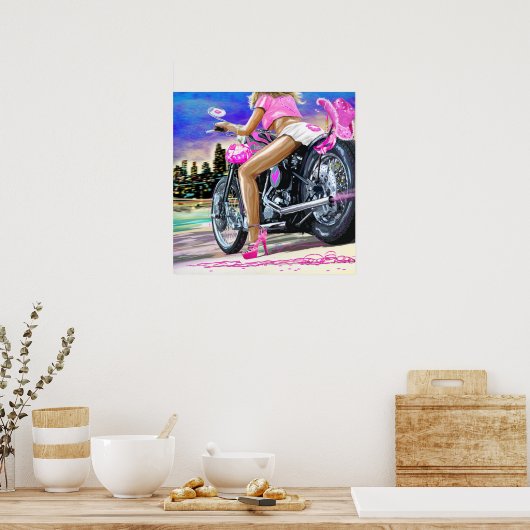 POSTER CHAUD BIKER CHIC (Cuisine)