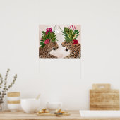 Poster Chaud House Leopards | Une paire (Cuisine)
