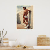 Poster Chaud sur le mur (Cuisine)