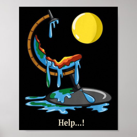 Poster Chauffage anti-sol Changement climatique Pro Natur (Devant)