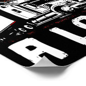 Poster Chauffeur De Camion Je Viens D'Abandonner Un Charg (Coin)