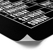 Poster Chauffeur de camion Retraité Vintage Retraité (Coin)