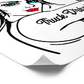 Poster Chauffeur De Camion Rosie Le Riveter Pin Up (Coin)