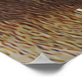 Poster Chaussée De Chien Sur Fourrure De Caribou (Coin)