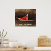 Poster Chaussée De Chien Sur Fourrure De Caribou (Cuisine)