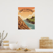 Poster Chaussée du Géant Irlande du Nord (Cuisine)
