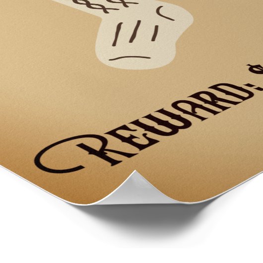 Poster chaussette Recherchée (Coin)