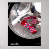 Poster Chaussette rouge (Devant)