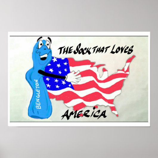 Poster Chaussettes Bengelton (Devant)