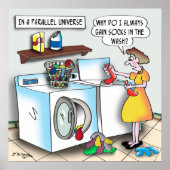 Poster Chaussettes dans un univers parallèle (Devant)