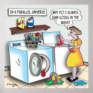 Poster Chaussettes dans un univers parallèle