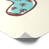 Poster Chaussettes Doodle mignonnes : Simplicité scandina (Coin)