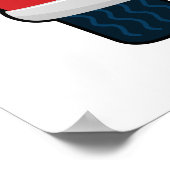 Poster Chaussure de voiture animal drôle Otter-mobile (Coin)