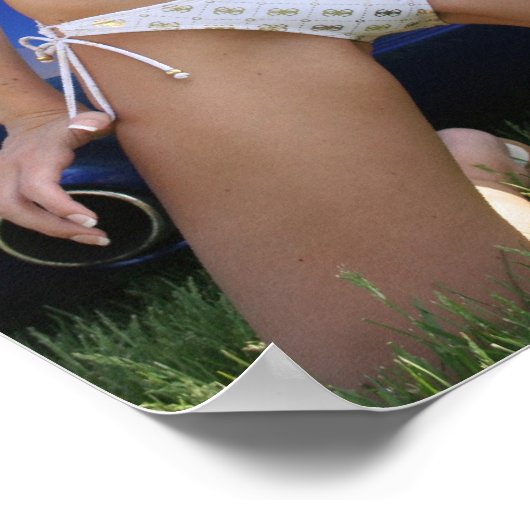 Poster Chaussure en maillot de bain (Coin)