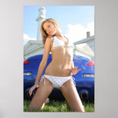 Poster Chaussure en maillot de bain (Devant)