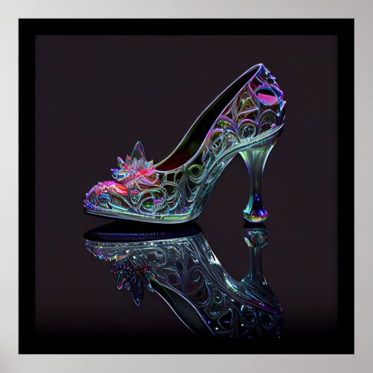 Poster Chaussure en verre Cendrillon (Devant)