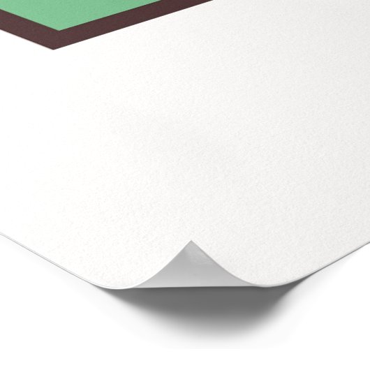 Poster Chaussure vintage (Coin)